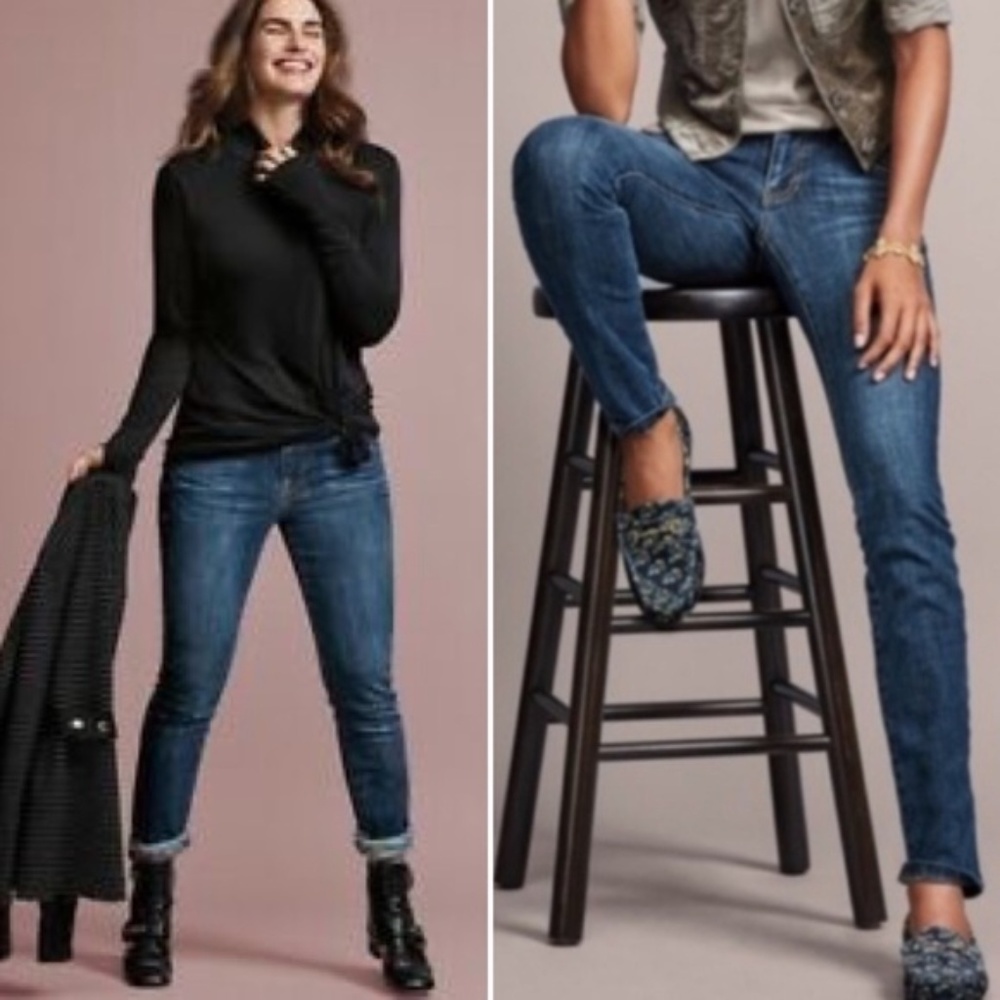 CAbi 3385 Dover Skinny Jeans Size 8